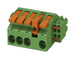 PHOENIX CONTACT 1716971 Pluggable Terminal Block, 7.62 mm, 9 Ways, 10 mm², Push In