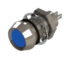 MARL 512-930-21 LED Panel Mount Indicator, Blue, 12 VDC, 12.7 mm, 20 mA, 452 mcd, IP67