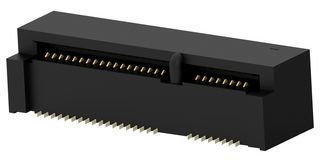 TE CONNECTIVITY 1759503-1 Card Edge Connector, Mini PCI-E, Dual Side, 52 Contacts, Surface Mount, Right Angle