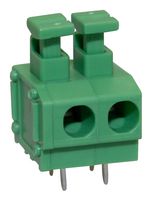 CAMDENBOSS CSTBP500/2 Wire-To-Board Terminal Block, 5 mm, 2 Ways, 28 AWG, 16 AWG, 1.3 mm², Push In