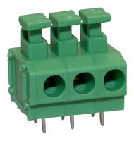 CAMDENBOSS CSTBP500/3 Wire-To-Board Terminal Block, 5 mm, 3 Ways, 28 AWG, 16 AWG, 1.3 mm², Push In