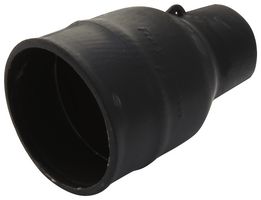 TE CONNECTIVITY - RAYCHEM 202K121-100/86-0 Heat Shrink Boot, Straight Lipped, 0.94 ", 24 mm, Black, 1.5 ", 38 mm