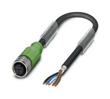 PHOENIX CONTACT 1528701 Sensor Cable, 5P, M12 Receptacle, Free End, 5 Positions, 20 m, 66 ft