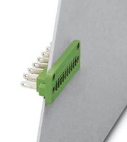 PHOENIX CONTACT 1829455 Terminal Block, w/Flange, Header, 3.81 mm, 14 Ways, 8 A, 160 V, Quick Connect Vertical
