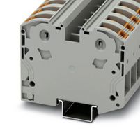 PHOENIX CONTACT 3212064 DIN Rail Mount Terminal Block, Feed-Thru, 2 Ways, 12 AWG, 2 AWG, 35 mm², Push In, 125 A