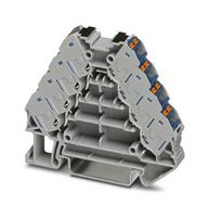 PHOENIX CONTACT 3270247 DIN Rail Mount Terminal Block, 16 Ways, 26 AWG, 14 AWG, 1.5 mm², Push In, 17.5 A