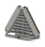 PHOENIX CONTACT 3270142 DIN Rail Mount Terminal Block, 32 Ways, 26 AWG, 14 AWG, 1.5 mm², Push In, 17.5 A