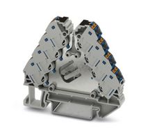 PHOENIX CONTACT 3270223 DIN Rail Mount Terminal Block, 16 Ways, 26 AWG, 14 AWG, 1.5 mm², Push In, 17.5 A