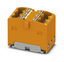 PHOENIX CONTACT 3002792 Panel Mount Barrier Terminal Block, Orange, 17.5 A, 450 V, 6 Pole, Push In, 14 AWG