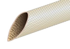 ALPHA WIRE AF1556 NA005 Sleeving, Braided, Fibreglass / Acrylic Resin, Natural, 4.11 m, 30.5 m, 100 ft