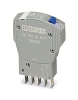 PHOENIX CONTACT 2800850 Thermal Magnetic Circuit Breaker, CB TM1 Series, 4 A, 1 Pole, 50 V, 240 V, Plug In