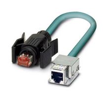 PHOENIX CONTACT 1415856 Ethernet Cable, 8P, Cat6, RJ45 Plug to RJ45 Jack, Blue, 5 m, 16.4 ft