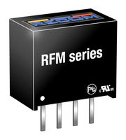 RECOM POWER RFM-0505S Isolated Through Hole DC/DC Converter, ITE, SIP, 1:1, 1 W, 1 Output, 5 V