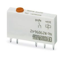 PHOENIX CONTACT 2909642 Power Relay, SPDT, 24 VDC, 3 A, REL-MR Series, Through Hole