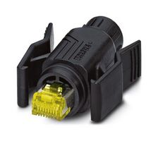 PHOENIX CONTACT 1414410 Modular Connector, RJ45 Plug, 1 x 1 (Port), 8P8C, Cat6a, IP67, Cable Mount