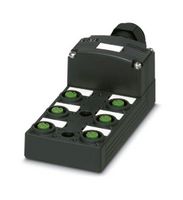 PHOENIX CONTACT 1452835 Sensor Distribution Box, Hood Version, M12 Connector - 5 Pole, 6 Ports, SPEEDCON Series