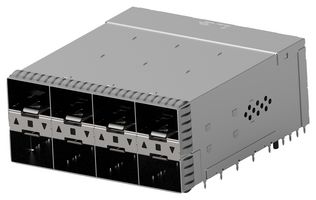 TE CONNECTIVITY 1-2339978-9 I/O Connector, 20 Contacts, Receptacle, zSFP+, Press Fit, PCB Mount