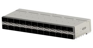 TE CONNECTIVITY 2-2349201-0 I/O Connector, 20 Contacts, Receptacle, zSFP+, Press Fit, PCB Mount
