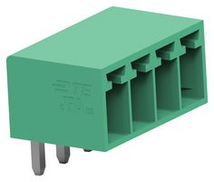 BUCHANAN - TE CONNECTIVITY 2350514-3 Terminal Block, Header, 3.5 mm, 3 Ways, 12 A, 150 V, Through Hole Right Angle