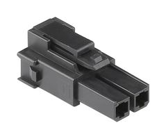 MOLEX 200456-1213 Connector Housing, Black, Mega-Fit 200456 Series, Receptacle, 3 Ways, 5.7 mm