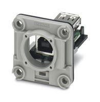 PHOENIX CONTACT 1411905 USB Adapter, USB Type A Receptacle, USB Type B Receptacle, IP20