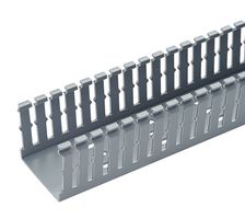 PANDUIT F2X1LG6 Trunking, 28.4 mm (H) x 57.2 mm (W) x 1.83 m (L), Light Grey, PVC
