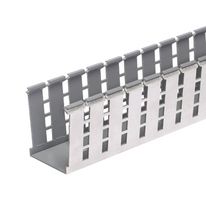 PANDUIT G2X2LG6EMI Trunking, 53.8 mm (H) x 57.2 mm (W) x 1.83 m (L), Grey, PVC, Panduct Type G