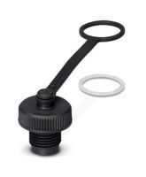 PHOENIX CONTACT 1456200 Dust Cap / Cover, Sealing Cap, M12 Sensor Sockets, Nylon 6.6 (Polyamide 6.6), Glass Filled Body