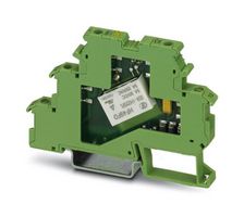 PHOENIX CONTACT 2941154 Power Relay, SPST-NO, 24 VAC/VDC, 3 A, DEK Series, DIN Rail, AC / DC