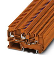 PHOENIX CONTACT 3244559 DIN Rail Mount Terminal Block, Sensor/Actuator, 2 Ways, 24 AWG, 12 AWG, 2.5 mm², Push In, 20 A