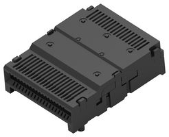 TE CONNECTIVITY 2318579-2 I/O Connector, 76 Contacts, Receptacle, QSFP, Surface Mount, PCB Mount