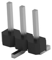 TE CONNECTIVITY 2842104-3 Pin Header, Board-to-Board, 2 mm, 1 Rows, 3 Contacts, Surface Mount Straight, AMPMODU