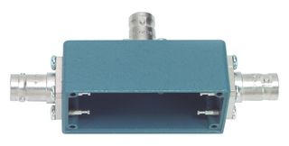 POMONA 2392/POM Metal Enclosure, BNC Female Tee, EMI/RFI Box, Diecast Aluminium Alloy, 28.7 mm, 57.15 mm, 22.35 mm