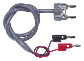 POMONA 1368-A-24 Banana Test Lead, 4mm Stackable Dual Banana Plug, 4mm Stackable Banana Plugs x 2, 24 ", 610 mm