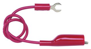 POMONA 1960-36-2 Test Patch Lead, Alligator Clip, Spade Lug, 36 ", 914 mm, Red, 5 A