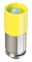 APEM MGSY24 LED Replacement Lamp, Midget Groove, Yellow, T-1 3/4, 630 mcd