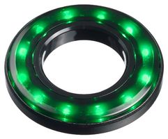 APEM QH22028GC LED Panel Mount Indicator, Green, 24 VDC, 22 mm, 20 mA, 350 mcd, IP67