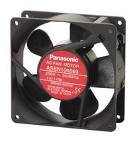PANASONIC ASEN104519 AC Axial Fan, 100V, Square, 120 mm, 38 mm, Ball Bearing
