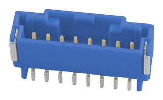 MOLEX 502352-0802 Pin Header, R/A, Automotive, Wire-to-Board, 2 mm, 1 Rows, 8 Contacts, Surface Mount Right Angle
