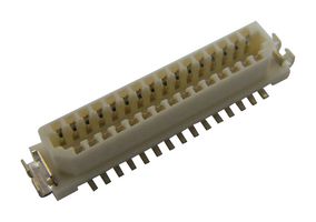 AMPHENOL COMMUNICATIONS SOLUTIONS 91931-31115LF Mezzanine Connector, Receptacle, 1 mm, 2 Rows, 15 Contacts, Surface Mount, Copper Alloy