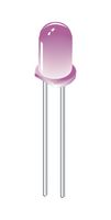ONSEMI QED223A4R0 Infrared Emitter, 890 nm, 15 °, T-1 3/4 (5mm), 25 mW/Sr, 900 ns, 800 ns