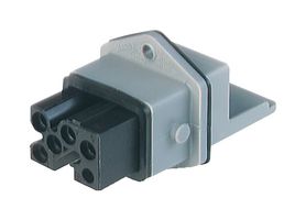 LUMBERG AUTOMATION STAKEI 5 Rectangular Power Connector, 6 Contacts, ST, Panel Mount, Crimp, Receptacle