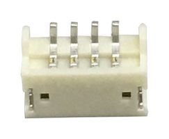 MULTICOMP PRO MP003081 Pin Header, R/A, Wire-to-Board, 1.5 mm, 1 Rows, 4 Contacts, Surface Mount, MP W2B 1.5MM