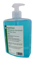 SAFETY FIRST AID GROUP M7122 Handwash Sanitiser, Antibacterial, HypaClean, Pump Bottle, 500ml