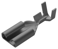 TE CONNECTIVITY - AMP 170203-2 Quick Disconnect Terminal, FASTON 187, Female Quick Disconnect, 4.75mm x 0.51mm, 0.187" x 0.02"