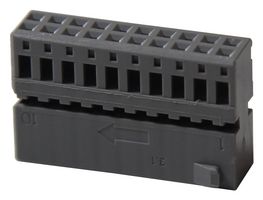 TE CONNECTIVITY - AMP 2-968322-1 Automotive Connector Housing, MQS, Receptacle, 20 Ways, AMP MQS Series Automotive Socket Contacts