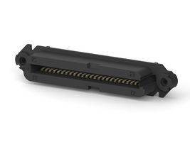 TE CONNECTIVITY - AMP 229975-1 D Sub Connector, Standard, Receptacle, CHAMP-LOK, 50 Contacts, IDC / IDT