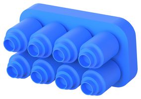 TE CONNECTIVITY 1586359-8 Connector Cable Seal, MATE-N-LOK Series Rectangular Connectors, Silicone Rubber