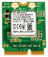 EZURIO ST60-2230C-U BT/WIFI MODULE, 2.4-2.495/5.15-5.825GHZ