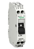SCHNEIDER ELECTRIC GB2CD12 Thermal Magnetic Circuit Breaker, Toggle Control, TeSys GB2 Series, 6 A, 1 Pole, 48 V, 250 V